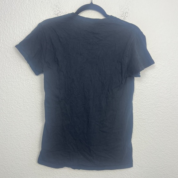 Nirvana Gradient Smile Face T Shirt Mens Black Graphic Print Crew Neck Casual S - Picture 6 of 9